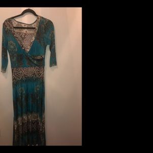 Patterned maxi dress